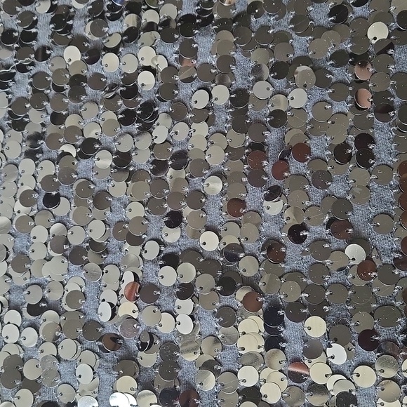 NWT Victor Alfaro Black Sequin Tank Top - Picture 2 of 7